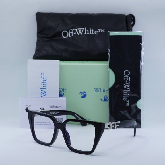 Final Price! Off-White OERJ029 STYLE 29 1000 Black Eyeglasses, 56mm